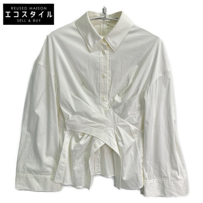 ADEAM アディアム 43324 ホワイト LeWitt Shirt ルウィットシャツ ギャザーロングスリーブシャツ トップス 2