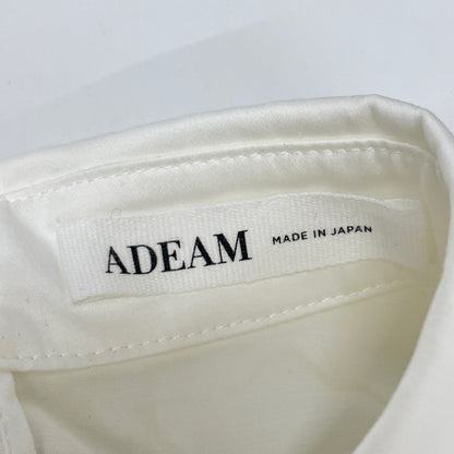 ADEAM アディアム 43324 ホワイト LeWitt Shirt ルウィットシャツ ギャザーロングスリーブシャツ トップス 2