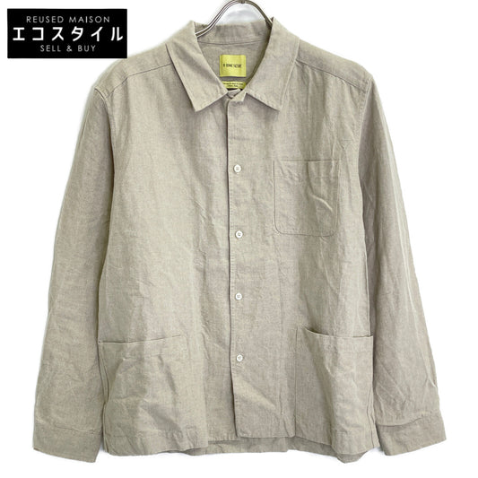 De Bonne Facture デ ボン ファクチュール ベージュ リネン ペインターズジャケット ジャケット 50