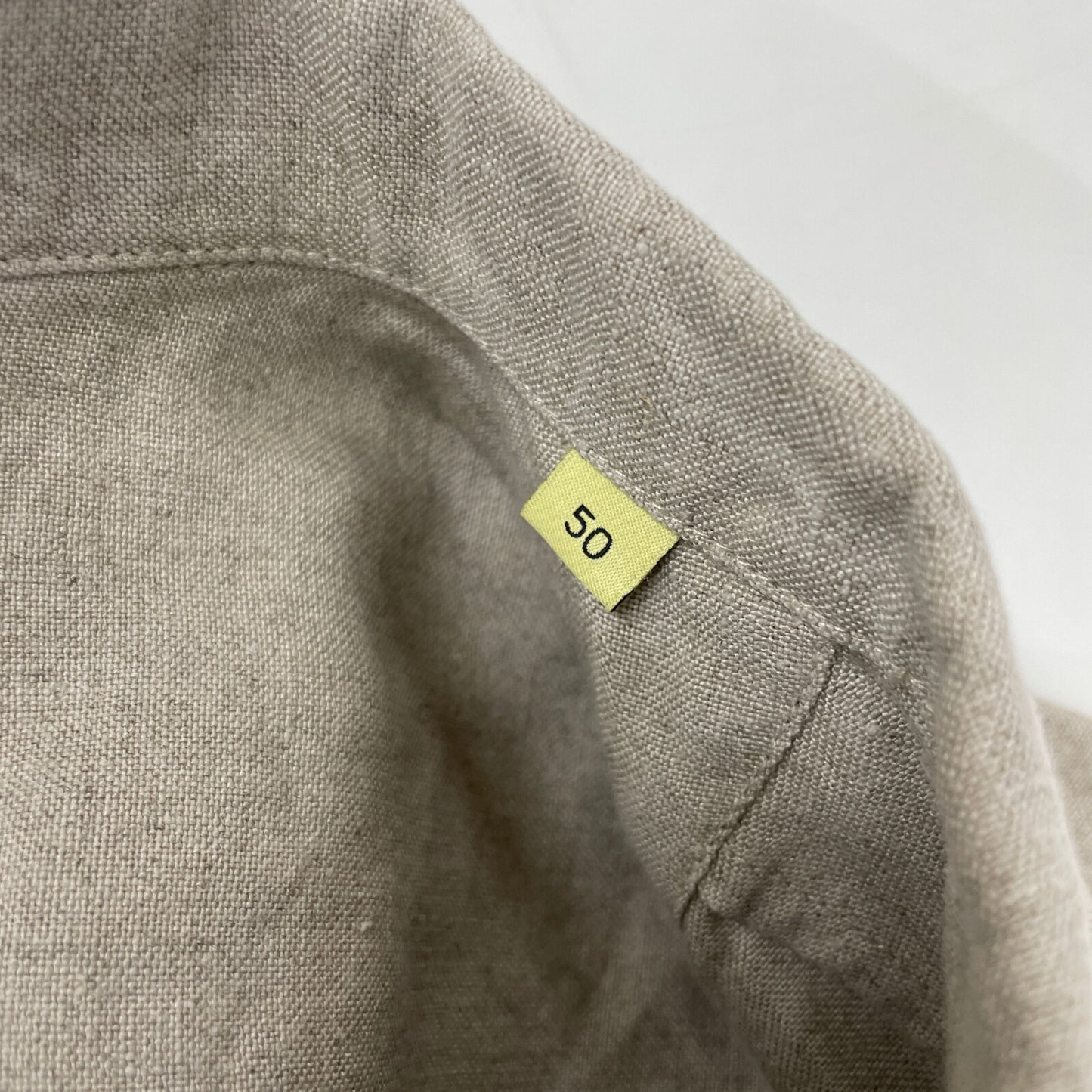 De Bonne Facture デ ボン ファクチュール ベージュ リネン ペインターズジャケット ジャケット 50