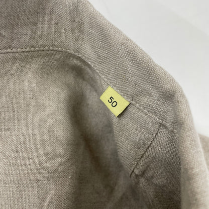 De Bonne Facture デ ボン ファクチュール ベージュ リネン ペインターズジャケット ジャケット 50