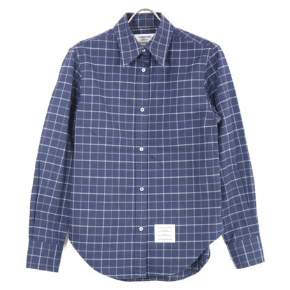 THOM BROWNE トムブラウン Tattersal Check Flannel Easy Fit Shirt/チェック柄イージーフィットシャツ トップス 40