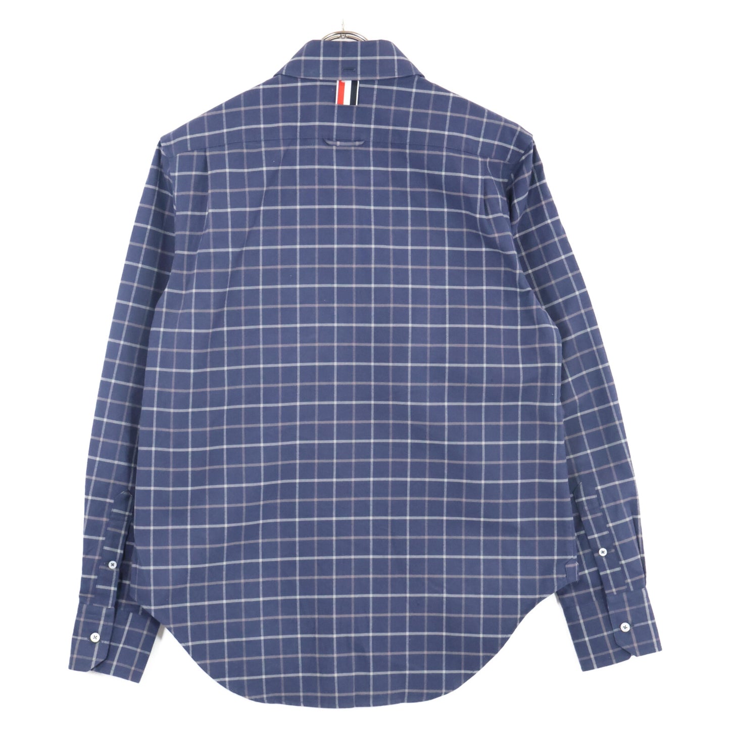 THOM BROWNE トムブラウン Tattersal Check Flannel Easy Fit Shirt/チェック柄イージーフィットシャツ トップス 40