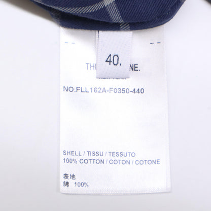 THOM BROWNE トムブラウン Tattersal Check Flannel Easy Fit Shirt/チェック柄イージーフィットシャツ トップス 40