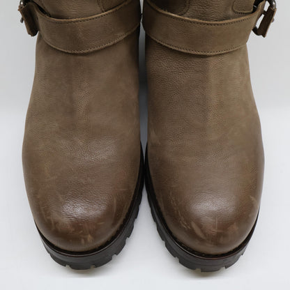 SARTORE サルトル 新品同様 SX403 ダメージ加工カーフスキン×ラビットファー ラパン エンジニアブーツ シューズ 37 1/2