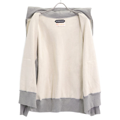 AUBERGE オーベルジュ 24SS CHAMP ﾍｻﾞｰｸﾞﾚｰ ｶﾘﾋﾞｱﾝｼｰｱｲﾗﾝﾄﾞｺｯﾄﾝ 撚り杢 W-ZIP ﾘﾊﾞｰｽｳｲｰﾌﾞｼﾞｯﾌﾟﾊﾟｰｶｰ トップス 44