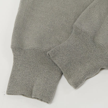 AUBERGE オーベルジュ 24SS CHAMP ﾍｻﾞｰｸﾞﾚｰ ｶﾘﾋﾞｱﾝｼｰｱｲﾗﾝﾄﾞｺｯﾄﾝ 撚り杢 W-ZIP ﾘﾊﾞｰｽｳｲｰﾌﾞｼﾞｯﾌﾟﾊﾟｰｶｰ トップス 44