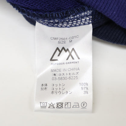 CMF シーエムエフ 25SS CMF2501-C01C EGGPLANT ﾌﾞﾙｰ ｺｯﾄﾝ DIVIDED SWEAT SHIRTS トップス M