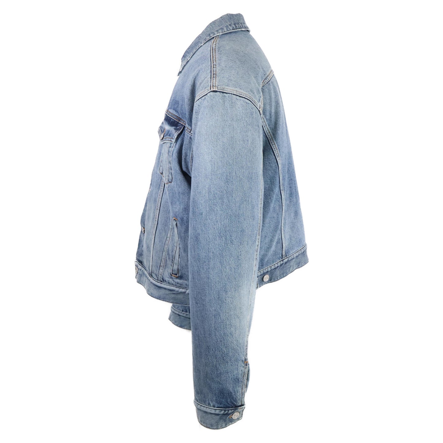 BALENCIAGA バレンシアガ 新品同様 国内正規 657603 タイガーボア デニム ジャケット 42