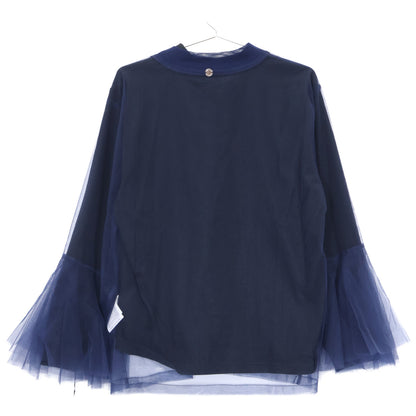 Chika Kisada チカ キサダ 【ﾕﾅｲﾃｯﾄﾞｱﾛｰｽﾞ別注】23AW ﾈｲﾋﾞｰ Cut and Sewn ﾁｭｰﾙﾛﾝｸﾞｽﾘｰﾌﾞTｼｬﾂ トップス F