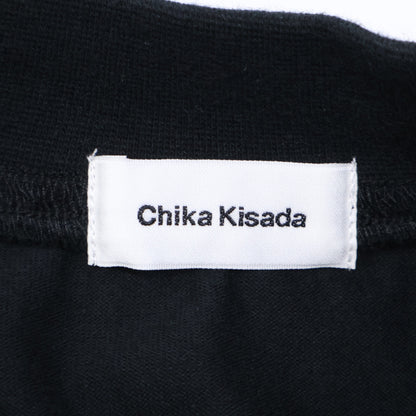 Chika Kisada チカ キサダ 【ﾕﾅｲﾃｯﾄﾞｱﾛｰｽﾞ別注】23AW ﾈｲﾋﾞｰ Cut and Sewn ﾁｭｰﾙﾛﾝｸﾞｽﾘｰﾌﾞTｼｬﾂ トップス F