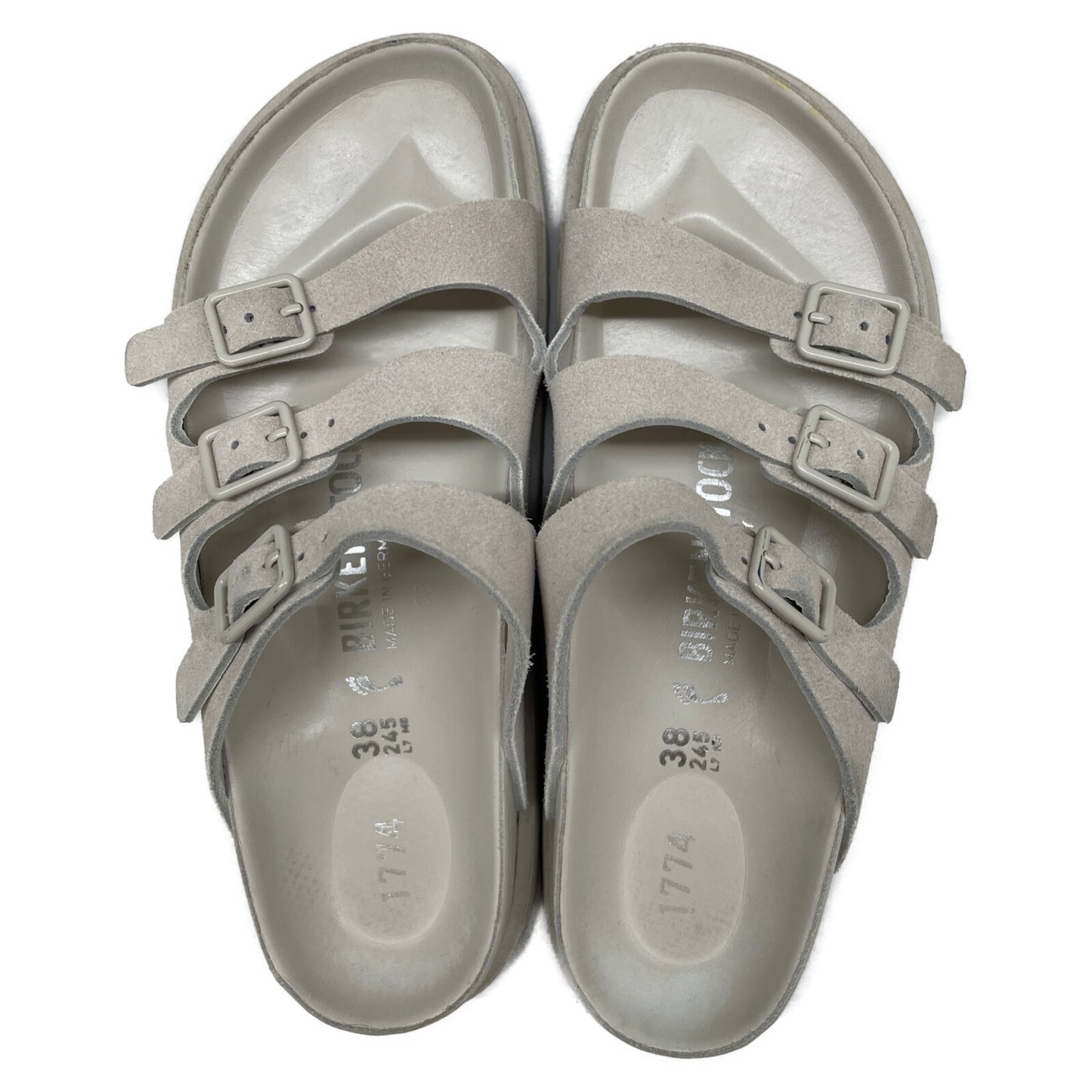 BIRKENSTOCK ビルケンシュトック 1774 Florida スエードレザー ボーンサンダル/ シューズ 38