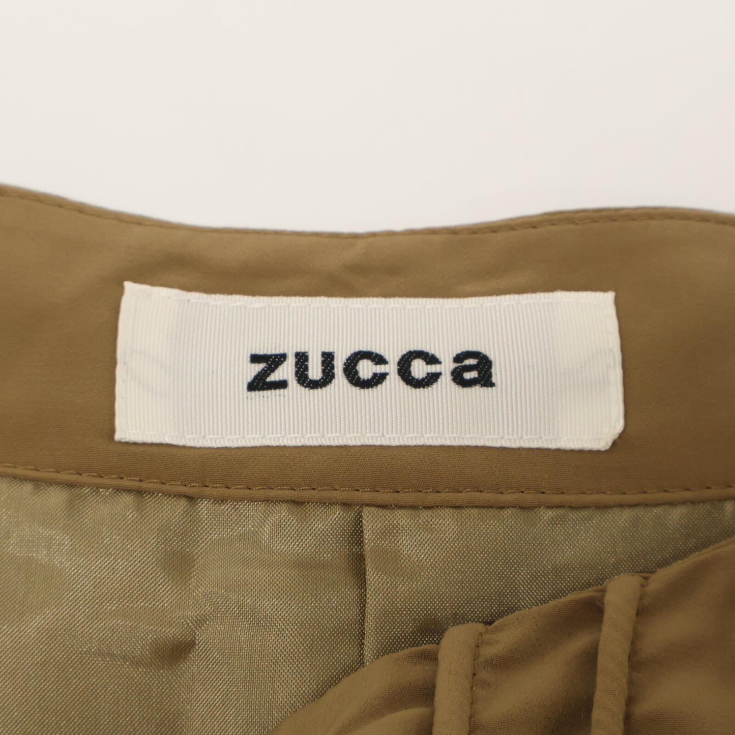 ZUCCa ズッカ 【新品同様/25年製】ZU53-FH085 PEデシン フロントボタン ノースリーブ ワンピース M