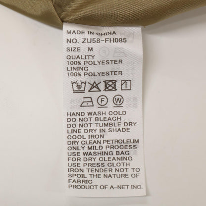 ZUCCa ズッカ 【新品同様/25年製】ZU53-FH085 PEデシン フロントボタン ノースリーブ ワンピース M