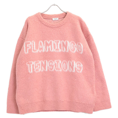 CELINE セリーヌ ×Scott Reeder 22SS 2A23W526Q ﾌﾞﾗｲﾄﾋﾟﾝｸ ｱｰﾃｨｽﾄﾊﾊﾞﾌﾞﾗｯｼｭﾄﾞｵｰﾊﾞｰｻｲｽﾞﾆｯﾄﾌﾟﾙｵｰﾊﾞｰ トップス M