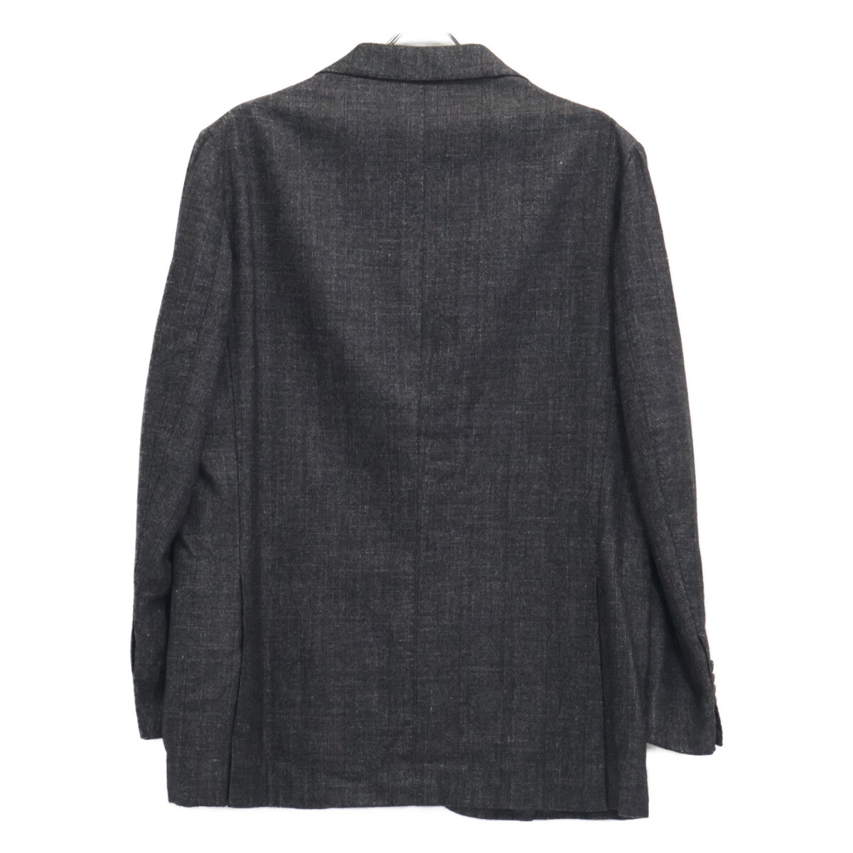 Sartorio サルトリオ UG250S511944 ｸﾞﾚｰ ｳｰﾙ×ｼﾙｸ×ﾘﾈﾝ×ｶｼﾐﾔ ｻｲﾄﾞﾍﾞﾝﾂ 3Bﾃｰﾗｰﾄﾞｼﾞｬｹｯﾄ ジャケット 50