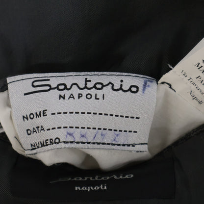 Sartorio サルトリオ UG250S511944 ｸﾞﾚｰ ｳｰﾙ×ｼﾙｸ×ﾘﾈﾝ×ｶｼﾐﾔ ｻｲﾄﾞﾍﾞﾝﾂ 3Bﾃｰﾗｰﾄﾞｼﾞｬｹｯﾄ ジャケット 50