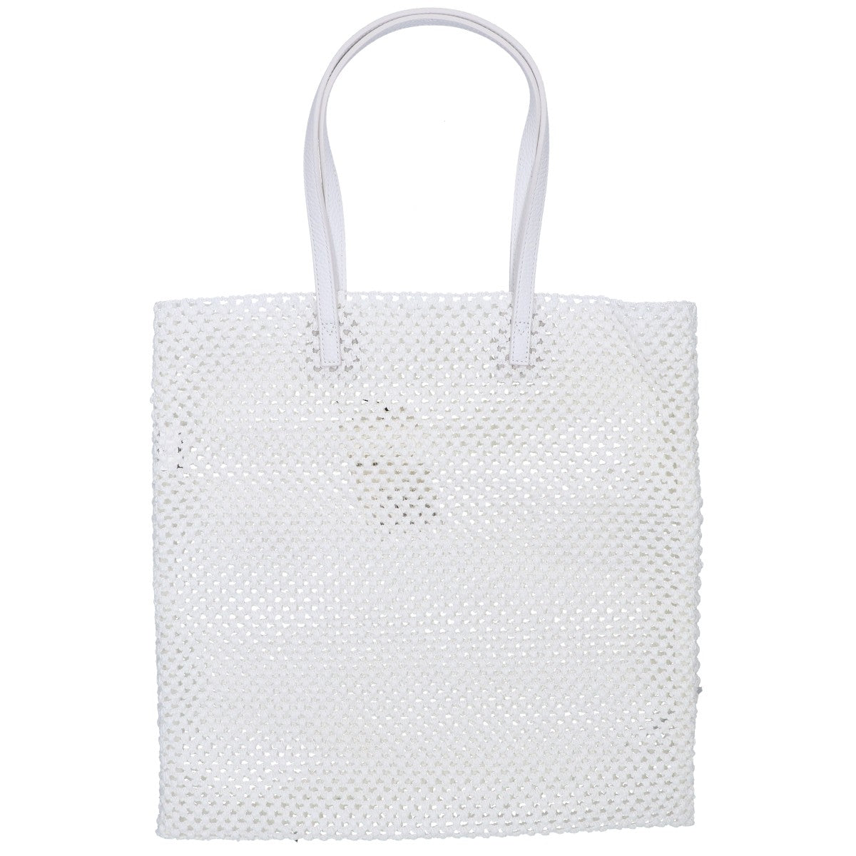 VANGI ヴァンギ 【新品同様】A0B52PB6221 ナイロンｘレザー メッシュ トートバッグ