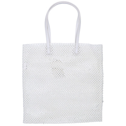 VANGI ヴァンギ 【新品同様】A0B52PB6221 ナイロンｘレザー メッシュ トートバッグ