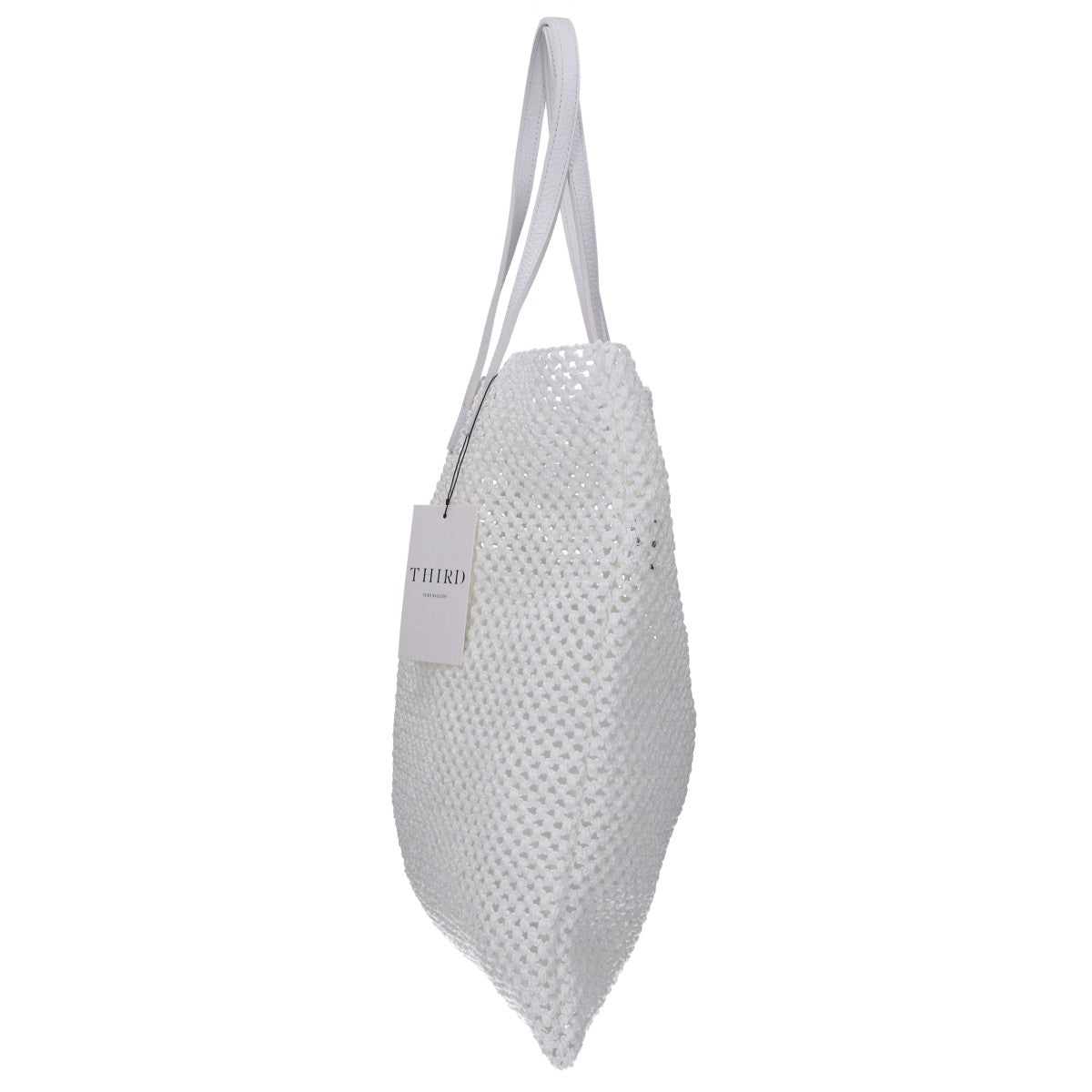 VANGI ヴァンギ 【新品同様】A0B52PB6221 ナイロンｘレザー メッシュ トートバッグ