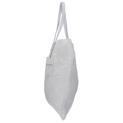 VANGI ヴァンギ 【新品同様】A0B52PB6221 ナイロンｘレザー メッシュ トートバッグ