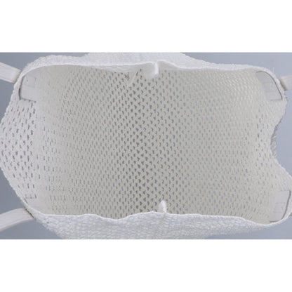 VANGI ヴァンギ 【新品同様】A0B52PB6221 ナイロンｘレザー メッシュ トートバッグ