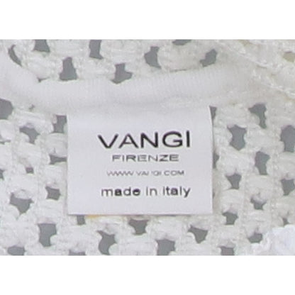 VANGI ヴァンギ 【新品同様】A0B52PB6221 ナイロンｘレザー メッシュ トートバッグ