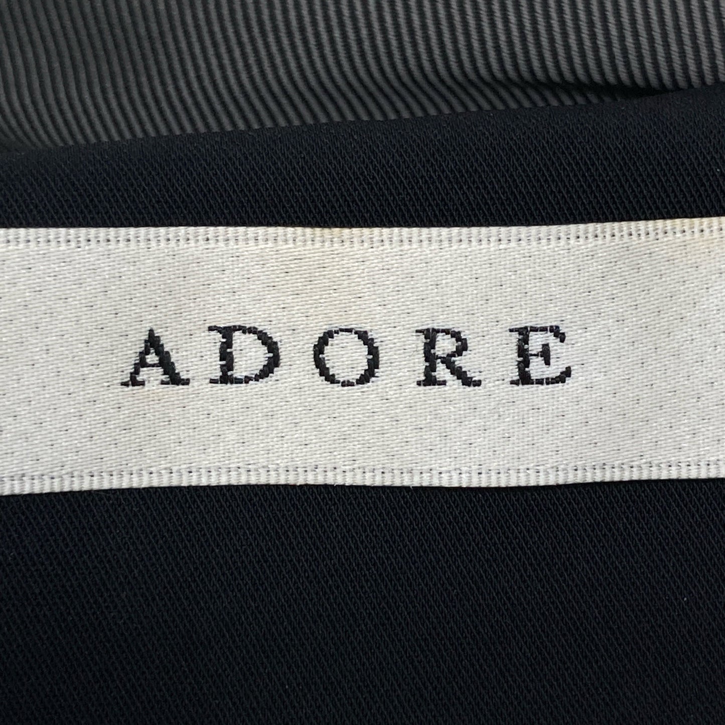 ADORE アドーア 531-8140516 ﾌﾞﾗｯｸ ｳﾞｨｽｺｰｽﾁｪｯｸ切替半袖ﾜﾝﾋﾟｰｽ ワンピース 38