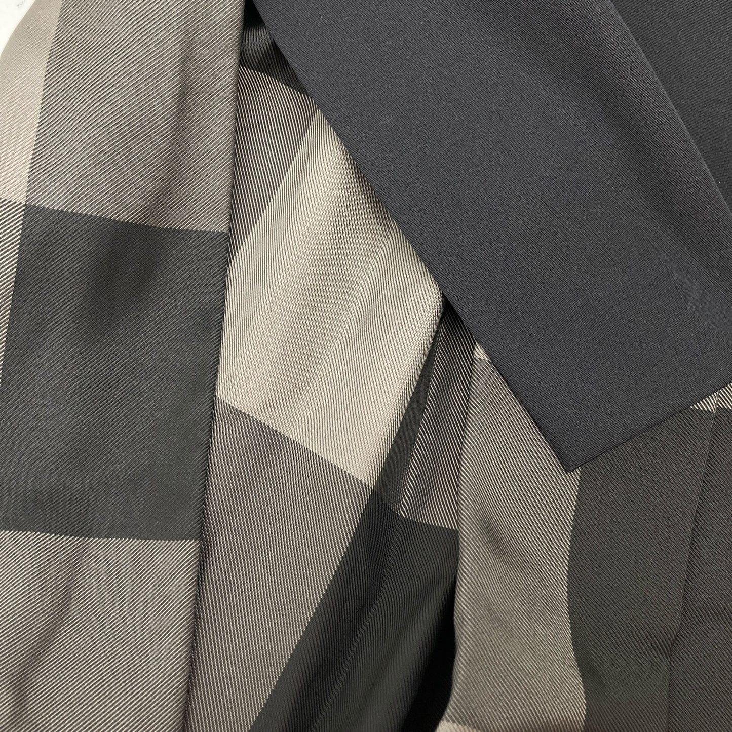 ADORE アドーア 531-8140516 ﾌﾞﾗｯｸ ｳﾞｨｽｺｰｽﾁｪｯｸ切替半袖ﾜﾝﾋﾟｰｽ ワンピース 38