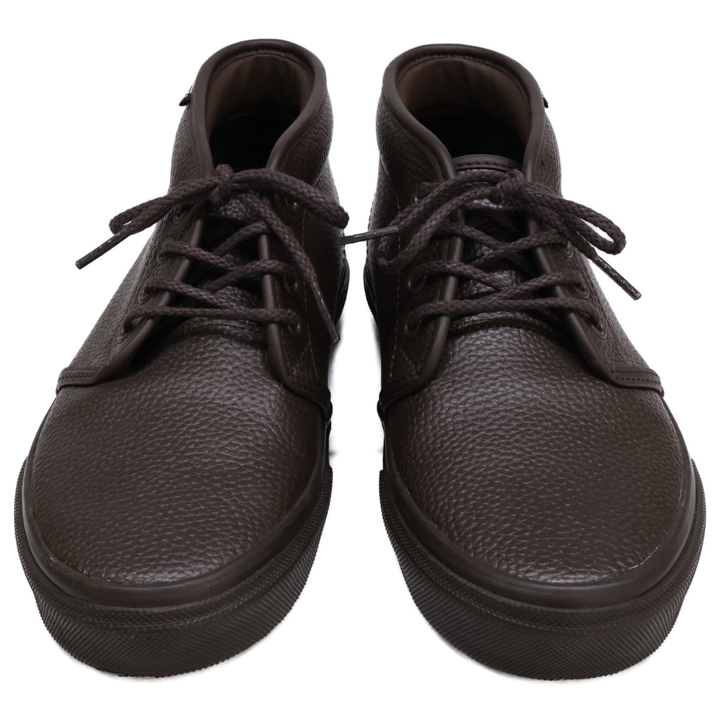 VANS バンズ 新品同様 V49CF LEA CHUKKA LEATHER MOCHA シューズ 24