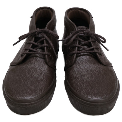 VANS バンズ 新品同様 V49CF LEA CHUKKA LEATHER MOCHA シューズ 24