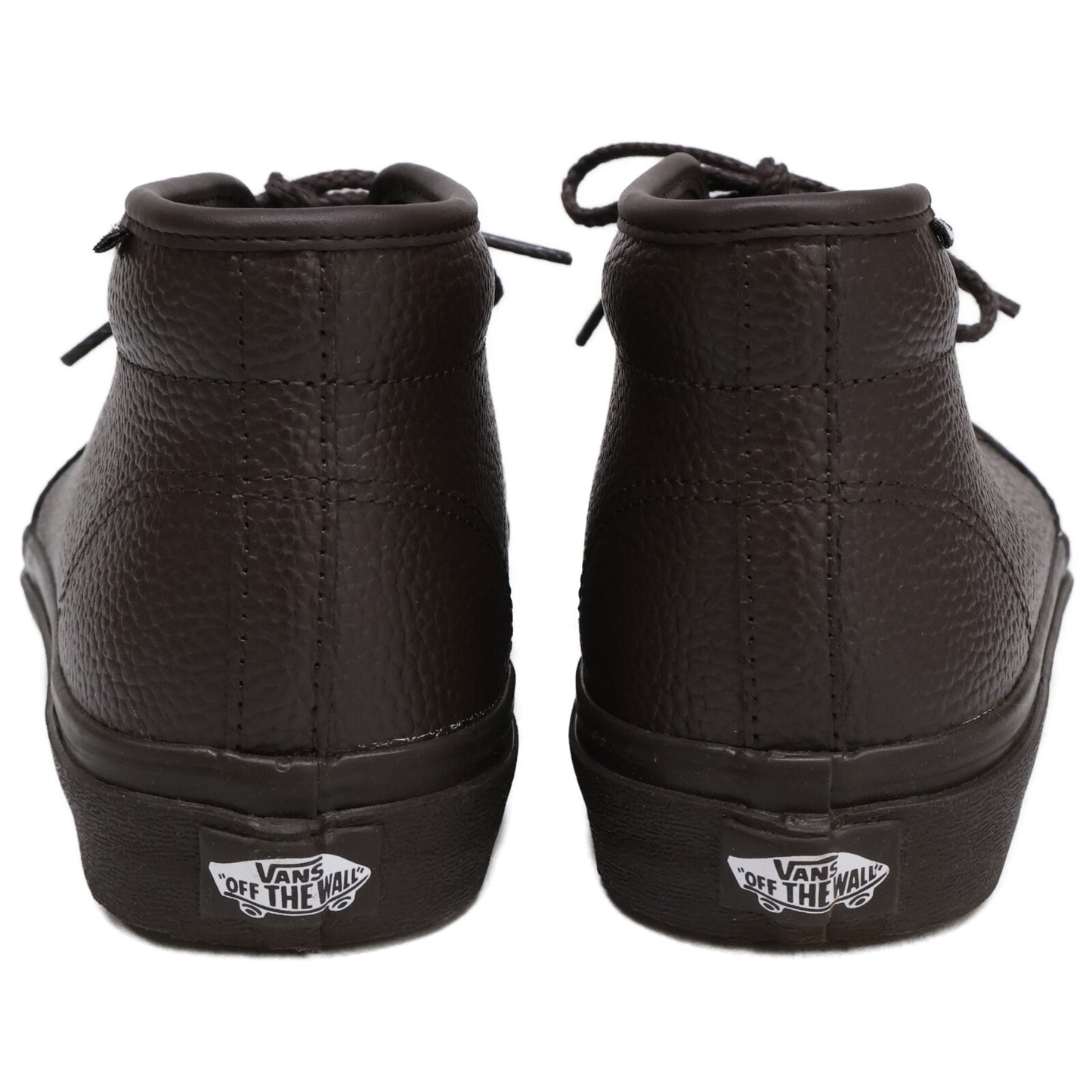 VANS バンズ 新品同様 V49CF LEA CHUKKA LEATHER MOCHA シューズ 24