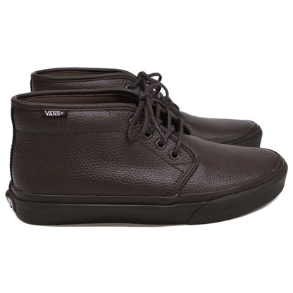 VANS バンズ 新品同様 V49CF LEA CHUKKA LEATHER MOCHA シューズ 24