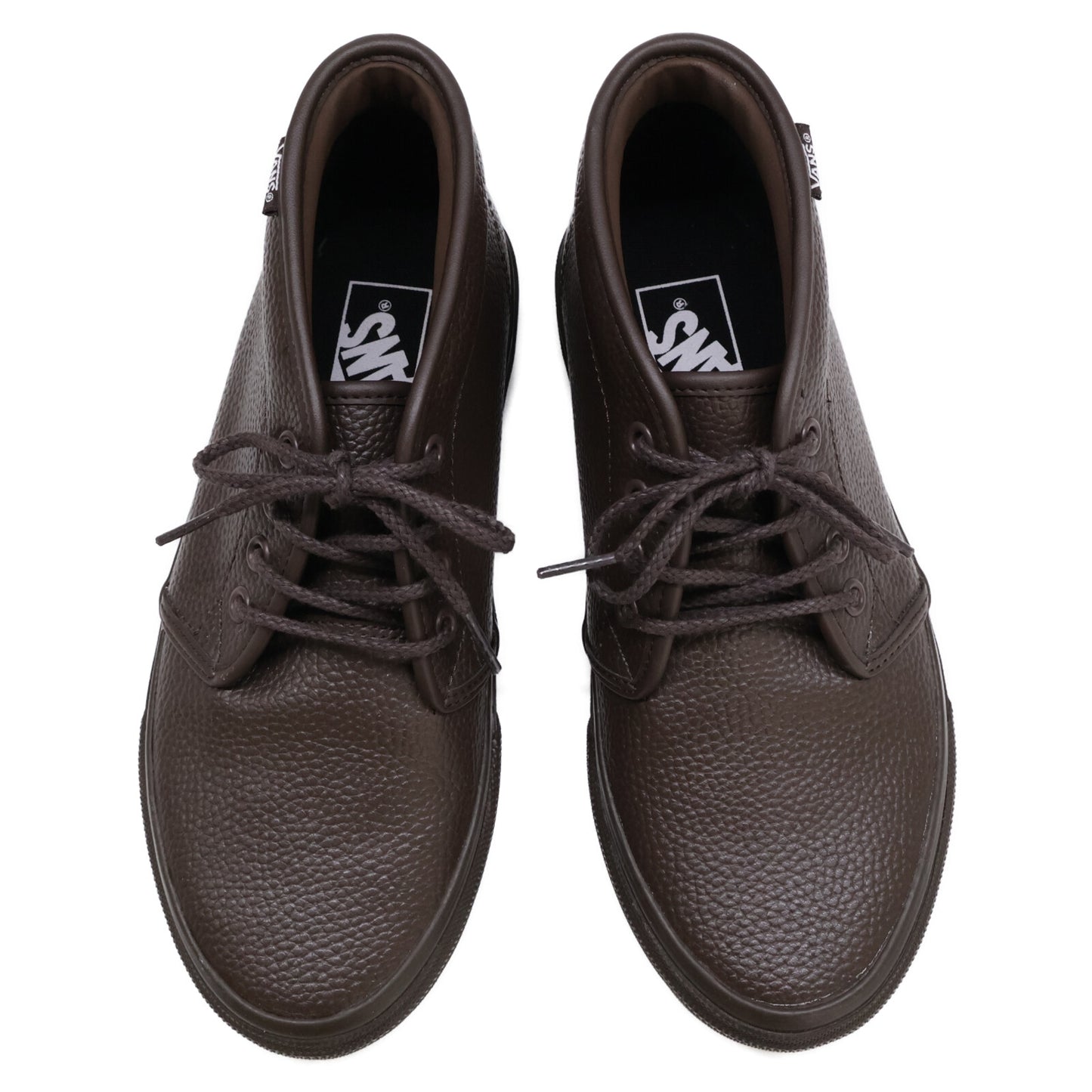 VANS バンズ 新品同様 V49CF LEA CHUKKA LEATHER MOCHA シューズ 24