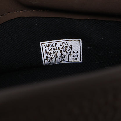 VANS バンズ 新品同様 V49CF LEA CHUKKA LEATHER MOCHA シューズ 24
