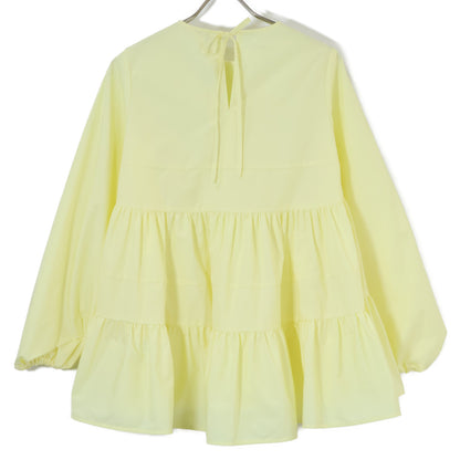 yori ヨリ 【新品同様/24SS】YR21-24103SP ティアード ブラウス/ トップス F