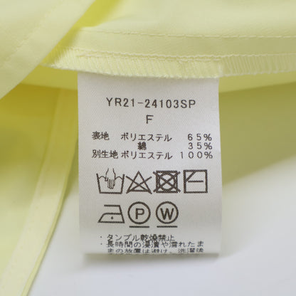 yori ヨリ 【新品同様/24SS】YR21-24103SP ティアード ブラウス/ トップス F