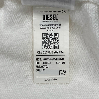 DIESEL ディーゼル S-MACS-HOOD-MEGOVAL オーバルDフーデッドパーカ トップス XXL