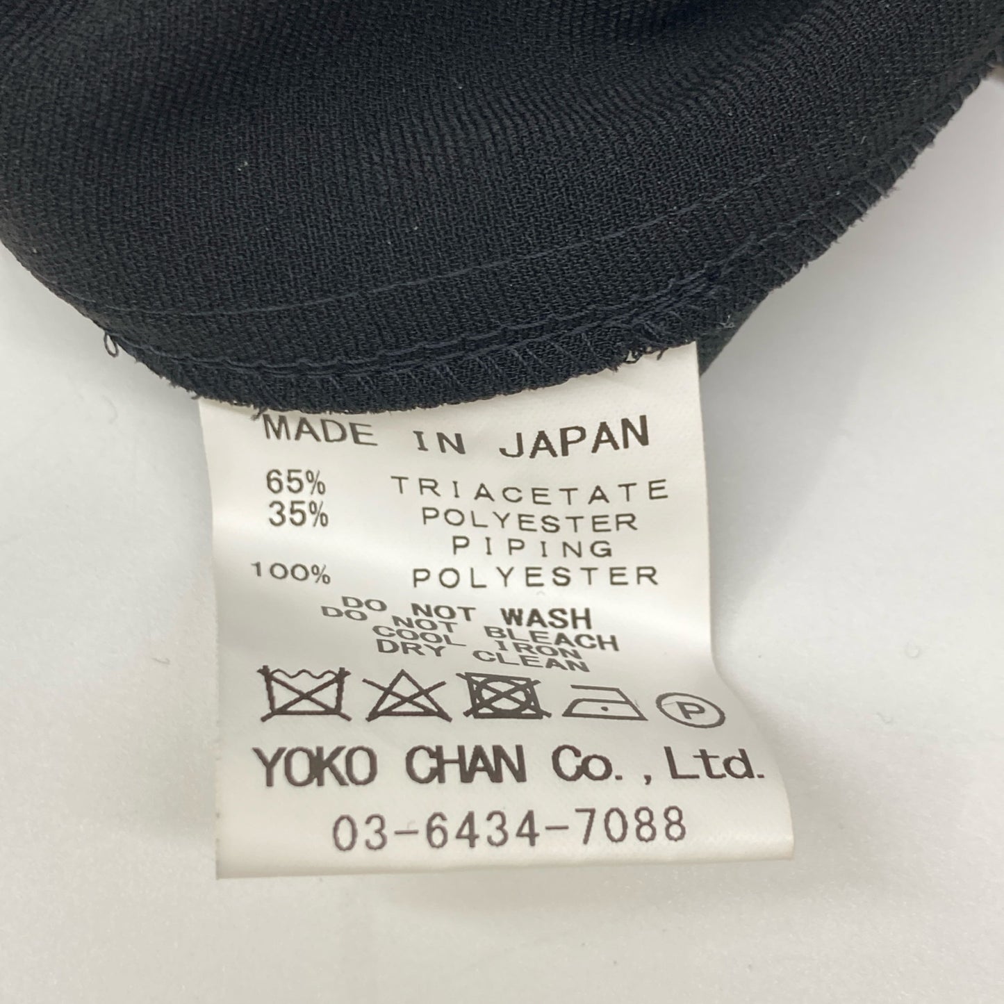 YOKOCHAN ヨーコチャン 23年製 YCDｰ423ｰ905 ﾌﾞﾗｯｸ ｸﾙｰﾈｯｸ ﾊﾞｯｸｼﾞｯﾌﾟﾜﾝﾋﾟｰｽ ワンピース F