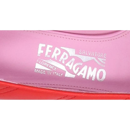 Salvatore Ferragamo サルヴァトーレフェラガモ 【美品】ヴァラリボン キルティング アーモンドトゥ シューズ 7D