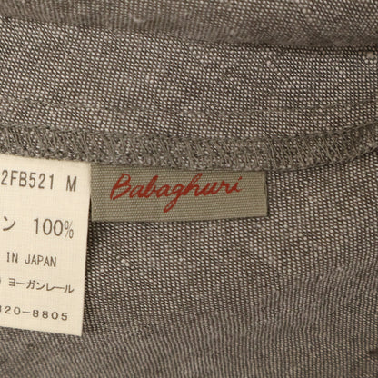 Babaghuri ババグーリ 【美品】J0512FB521 リネン100％ ショートスリーブ ワンピース M
