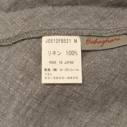 Babaghuri ババグーリ 【美品】J0512FB521 リネン100％ ショートスリーブ ワンピース M