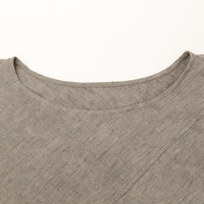 Babaghuri ババグーリ 【美品】J0512FB521 リネン100％ ショートスリーブ ワンピース M