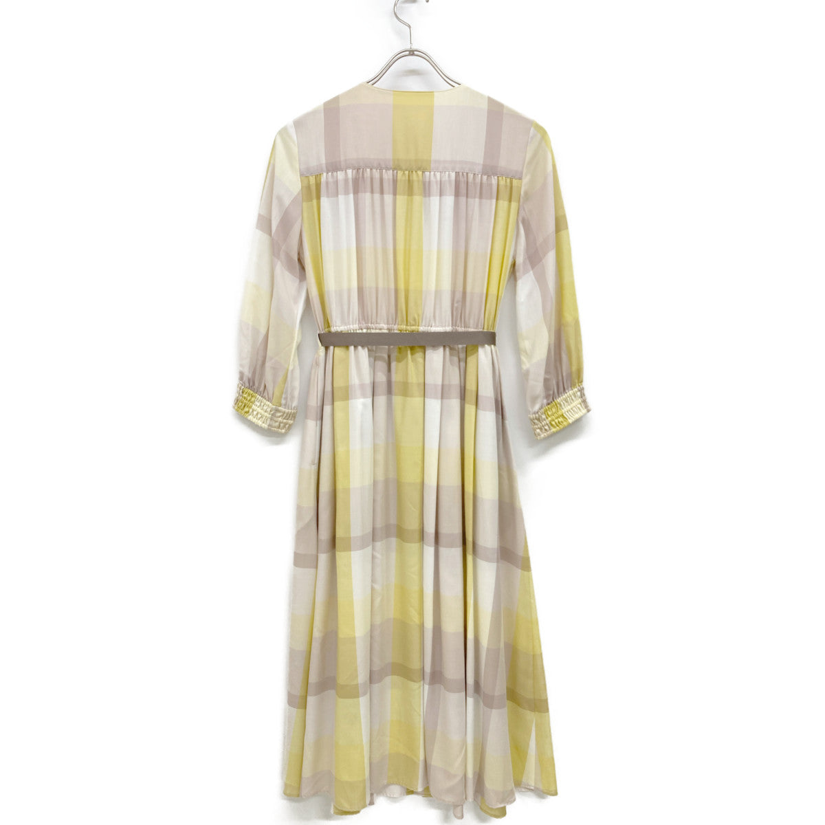 BLUE LABEL CRESTBRIDGE ブルーレーベルクレストブリッジ 23年製 チェックワンピース ワンピース 36