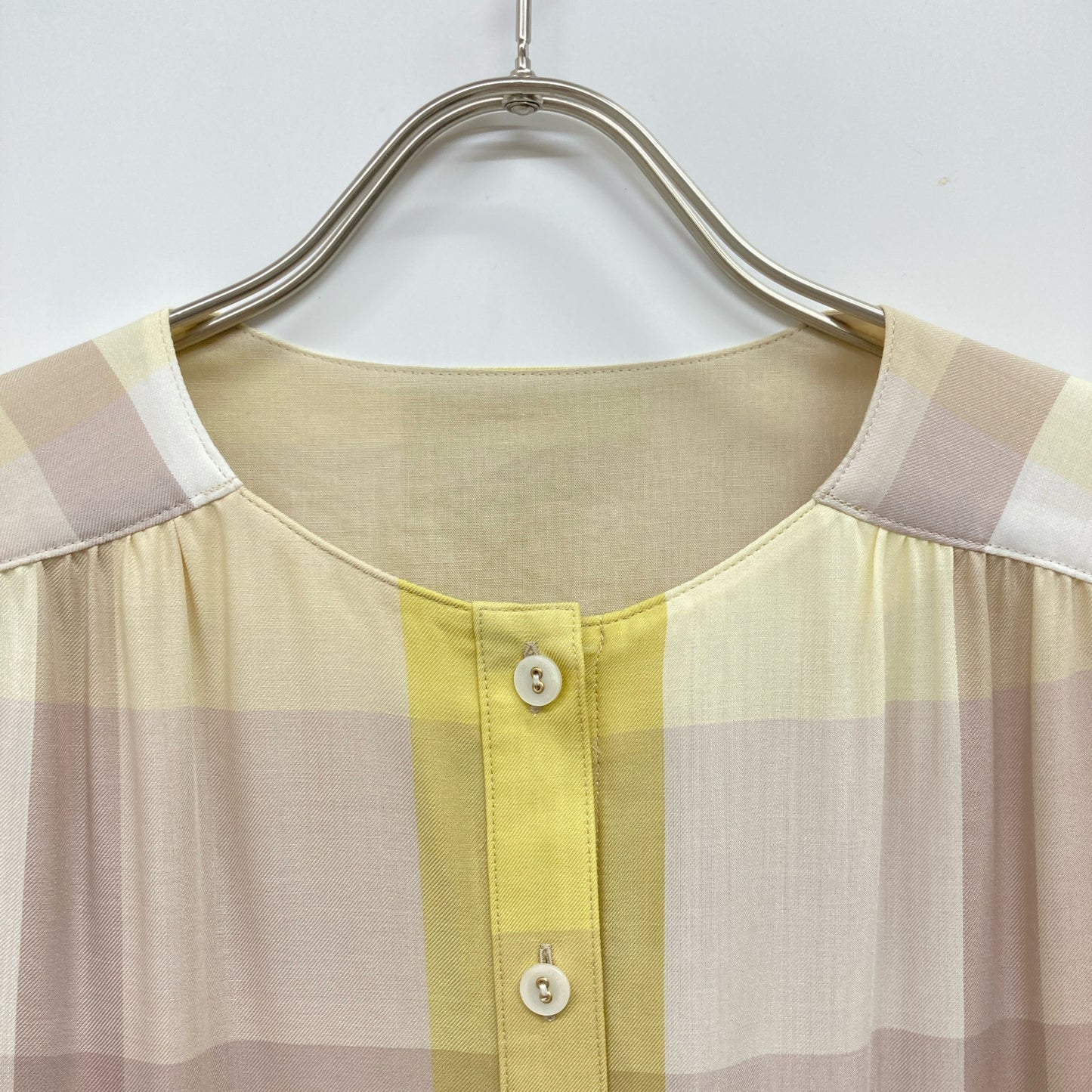 BLUE LABEL CRESTBRIDGE ブルーレーベルクレストブリッジ 23年製 チェックワンピース ワンピース 36