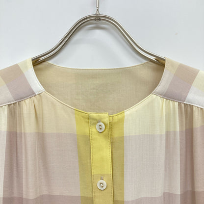 BLUE LABEL CRESTBRIDGE ブルーレーベルクレストブリッジ 23年製 チェックワンピース ワンピース 36