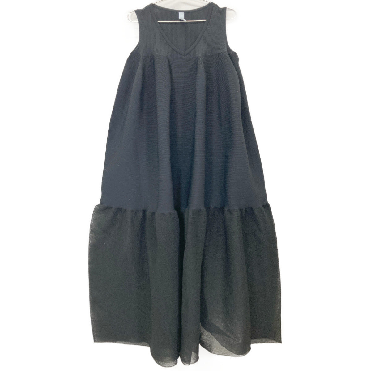 CFCL シーエフシーエル CF005KH033 23SS ﾌﾞﾗｯｸ POTTERY LUCENT DRESS 2 ｼｱｰﾜﾝﾋﾟｰｽ ワンピース 3