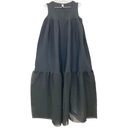 CFCL シーエフシーエル CF005KH033 23SS ﾌﾞﾗｯｸ POTTERY LUCENT DRESS 2 ｼｱｰﾜﾝﾋﾟｰｽ ワンピース 3