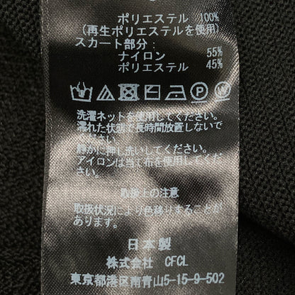 CFCL シーエフシーエル CF005KH033 23SS ﾌﾞﾗｯｸ POTTERY LUCENT DRESS 2 ｼｱｰﾜﾝﾋﾟｰｽ ワンピース 3