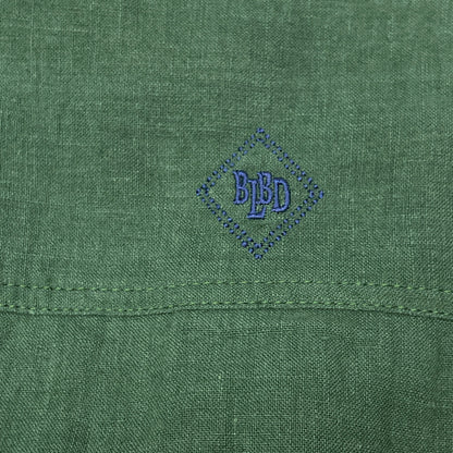 BLUEBIRD BOULEVARD ブルーバードブルバード ｸﾞﾘｰﾝ ﾘﾈﾝ100 ﾛﾝｸﾞｼｬﾂﾜﾝﾋﾟｰｽ ワンピース Ｍ